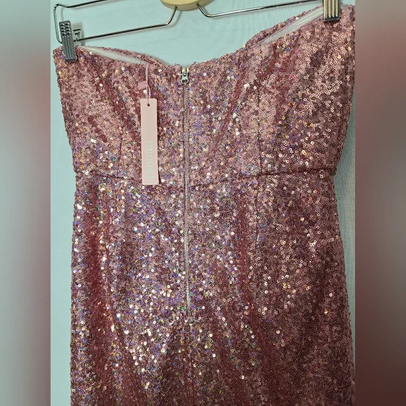 Brand new Hello gorgeous Minuet Sequin dress- Size large Pettite - Picture 3 of 6
